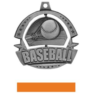 SILVER MEDAL / ORANGE RIBBON