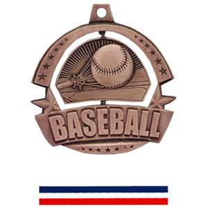 BRONZE MEDAL / (RWB) RED WHITE & BLUE RIBBON