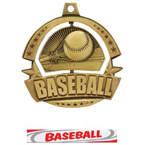 GOLD MEDAL / DELUXE BASEBALL RIBBON