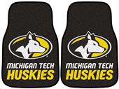 Fan Mats Michigan Tech Carpet Car Mats (set) Fan Mats Michigan Tech Carpet Car Mats (set)