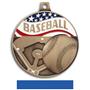 Hasty Awards 2.25" Americana Baseball  Medals