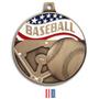 Hasty Awards 2.25" Americana Baseball  Medals