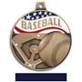 Hasty Awards 2.25" Americana Baseball  Medals