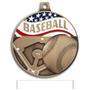 Hasty Awards 2.25" Americana Baseball  Medals