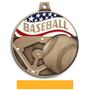 Hasty Awards 2.25" Americana Baseball  Medals