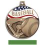 Hasty Awards 2.25" Americana Baseball  Medals