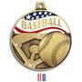Hasty Awards 2.25" Americana Baseball  Medals