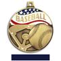 Hasty Awards 2.25" Americana Baseball  Medals