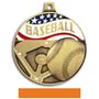 Hasty Awards 2.25" Americana Baseball  Medals