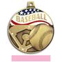 Hasty Awards 2.25" Americana Baseball  Medals