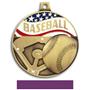 Hasty Awards 2.25" Americana Baseball  Medals