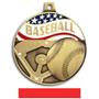 Hasty Awards 2.25" Americana Baseball  Medals