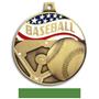 Hasty Awards 2.25" Americana Baseball  Medals