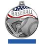 Hasty Awards 2.25" Americana Baseball  Medals
