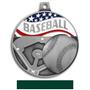 Hasty Awards 2.25" Americana Baseball  Medals
