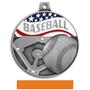 Hasty Awards 2.25" Americana Baseball  Medals