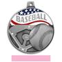 Hasty Awards 2.25" Americana Baseball  Medals