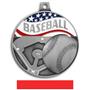 Hasty Awards 2.25" Americana Baseball  Medals