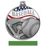 Hasty Awards 2.25" Americana Baseball  Medals