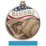 Hasty Awards 2.25" Americana Baseball  Medals