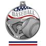 Hasty Awards 2.25" Americana Baseball  Medals