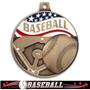 Hasty Awards 2.25" Americana Baseball  Medals
