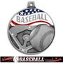 Hasty Awards 2.25" Americana Baseball  Medals