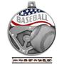 Hasty Awards 2.25" Americana Baseball  Medals