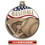 Hasty Awards 2.25" Americana Baseball  Medals
