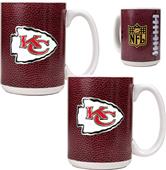NFL Kansas City Chiefs Gameball Mug (Set of 2)