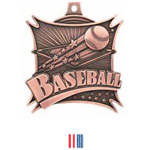 BRONZE MEDAL/FLAG RIBBON