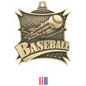 GOLD MEDAL/FLAG RIBBON