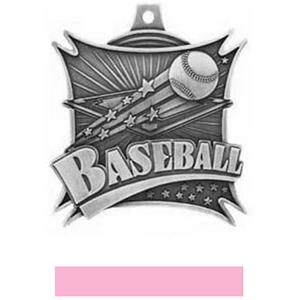 SILVER MEDAL/PINK RIBBON