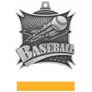 SILVER MEDAL/YELLOW RIBBON