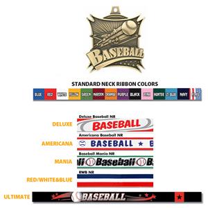GOLD MEDAL/AMERICANA BASEBALL RIBBON