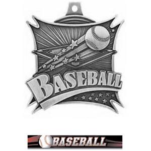 SILVER MEDAL/ULTIMATE BASEBALL RIBBON