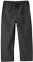 Univ of Arkansas Razorbacks Kid's Black Scrub Pant