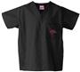 Univ of Arkansas Razorbacks Black Scrub Tops