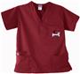 University of Arkansas Crimson 3-Pocket Scrub Tops
