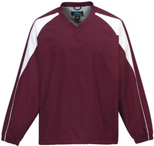 MAROON/WHITE