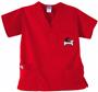 University of Arkansas Red 3-Pocket Scrub Tops