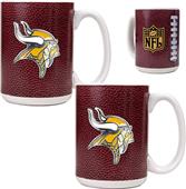 NFL Minnesota Vikings Gameball Mug (Set of 2)
