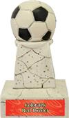 Hasty Awards 5" Soccer Stone Tower Trophy Hasty Awards 5" Soccer Stone Tower Trophy