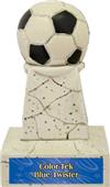 Hasty Awards 5" Soccer Stone Tower Trophy Hasty Awards 5" Soccer Stone Tower Trophy