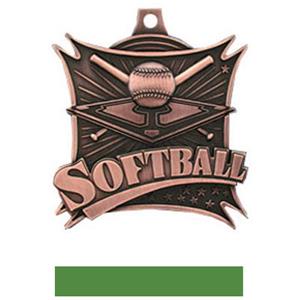 BRONZE MEDAL/GREEN RIBBON
