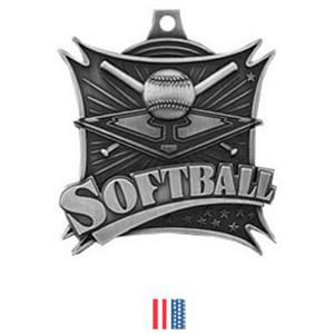 SILVER MEDAL/FLAG RIBBON