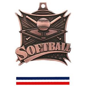 BRONZE MEDAL/RED WHITE & BLUE RIBBON