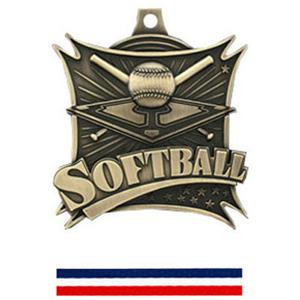 GOLD MEDAL/RED WHITE & BLUE RIBBON