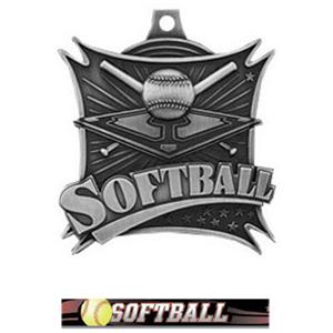 SILVER MEDAL/ULTIMATE SOFTBALL RIBBON