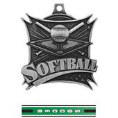 Hasty Awards 2.5" Softball Xtreme Medals M-701
